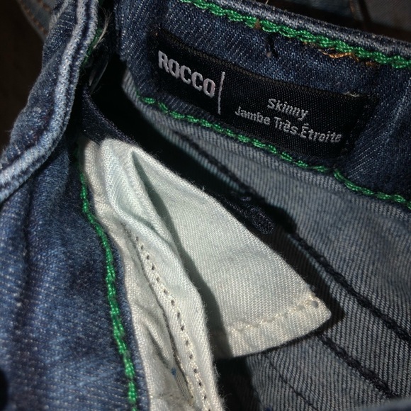 BOYS true religion rocco skinny patch jeans kids 4 - Picture 5 of 7